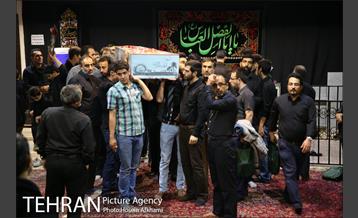 عزاداری شب هشتم محرم در جوار پیکر شهید باقر نظری 2