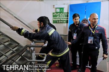 مسابقه پله نوردی آتش نشانان کشور 2