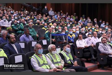 مراسم تجلیل از کارگران نمونه شهرداری تهران 8