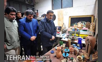 بازدید قائم مقام معاونت اجتماعی و جعمی از هنرمندان از سرای امید طلوع 17