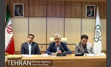 مراسم تکریم امین عارف نیا و معارفه محمد علی کریمی رییس مرکز ارتباطات و امور بین الملل شهرداری تهران 8