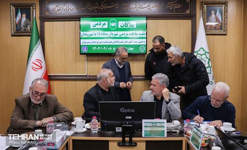 حضور عضو شورای اسلامی شهر در منطقه ۱۵ 6