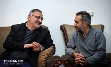 قرار خدمت؛ دیدار شهردار تهران با خانواده شهید مختار بشیری 7