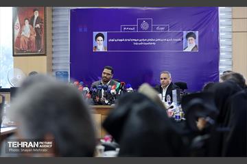 نشست خبری مدیرعامل سازمان میادین میوه و تره‌بار شهرداری تهران به مناسبت شب یلدا 7