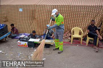خدمت رسانی شهرداری تهران در شهر کربلا 13