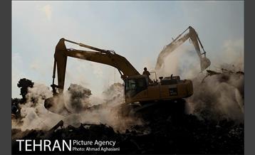 چهارمین روز آواربرداری ساختمان پلاسکو 33