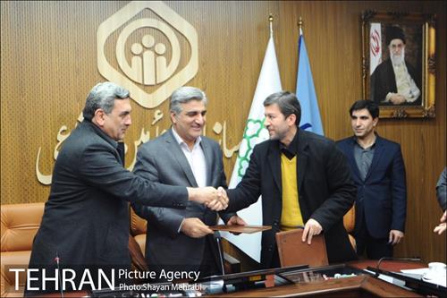 تفاهم نامه همکارى بین سازمان تامین اجتماعى، سازمان شهردارى ها و دهیارى هاى کشور و شهردارى تهران 2