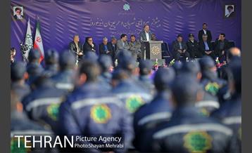 پیشواز نیروهای شهربان و حریم بان از نوروز با حضور شهردار تهران 34
