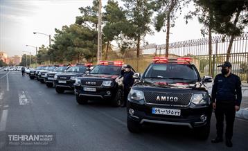 صبحگاه مشترک یگان حفاظت شهرداری تهران با حضور شهردار تهران 1