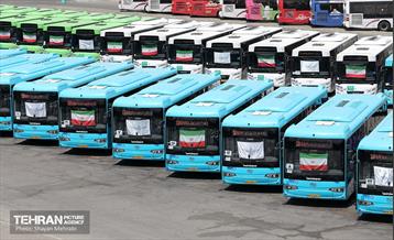 رونمایی از ۱۰۰ دستگاه اتوبوس ناوگان حمل و نقل عمومی شهر تهران 49