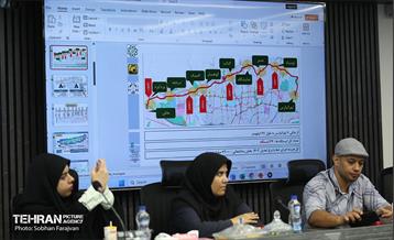 بازدید اصحاب رسانه از روند اجرایی پروژه احداث خط ۱۰ متروی تهران 3