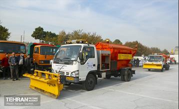 مانور برف روبی شهرداری منطقه 5