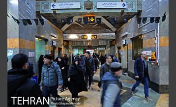 خدمت رسانی مترو در آیین تشییع سردار شهید قاسم سلیمانی -2 16