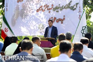 آیین نامگذاری خیابان شهید آتش نشان فریدون علی تبار 11