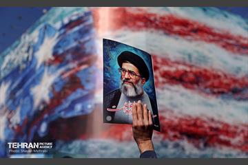 اجتماع مردم تهران در پی شهادت رهبر انقلاب - 1 42