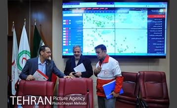 بازدید احمد مسجد جامعی از مراکز مرتبط با زلزله تهران 45