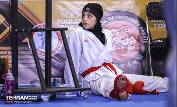 مسابقات انتخابی تیم ملی کاراته زنان 4
