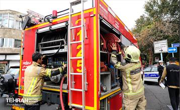 مانور عملیاتی حریق و نجات با محوریت فروریزش 15