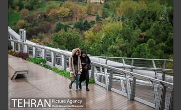 بارش باران پاییزی در تهران 14