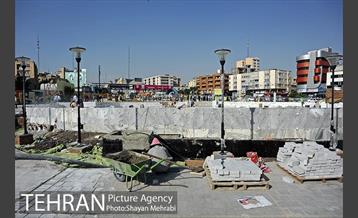 پروژه ساماندهی میدان هفتم تیر در آستانه بهره برداری 12