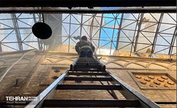 حریق در بازار تجریش 1