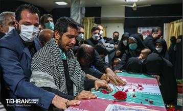 مراسم وداع با شهید سید مرتضی رضا قدیری در حراست شهرداری 30