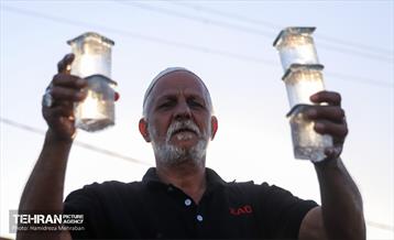 پیاده‌روی زائرین اربعین حسینی در مسیر نجف به کربلا 29