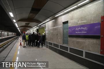 بازدید از ایستگاه مترو باقرخان 3