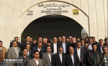 آیین افتتاح ایستگاه مترو مریم مقدس 3