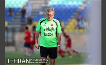 تمرین تیم فوتبال پرسپولیس تهران
