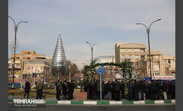 آیین رونمایی از یادمان شهدای مدافع حرم 7