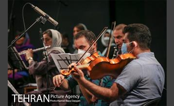 تمرین کنسرت آنلاین نغمه های تهران در برج میلاد 2