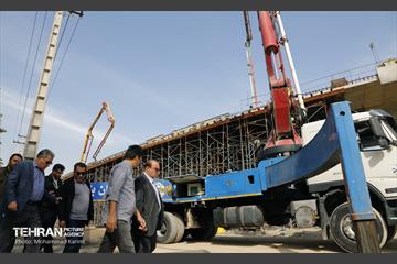 بازدید شهردار منطقه 16 از غیر همسطح شهید نواب صفوی 11