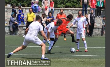 دیدار رسانه ورزش و پیشکسوتان تیم ملی فوتبال ایران به نفع سیل زدگان 39