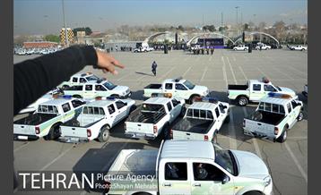 پیشواز نیروهای شهربان و حریم بان از نوروز با حضور شهردار تهران 50