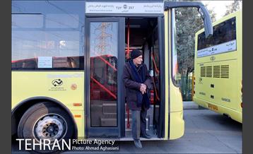 بهره برداری از ۲۴ دستگاه اتوبوس جدید در ناوگان حمل و نقل عمومی تهران 11