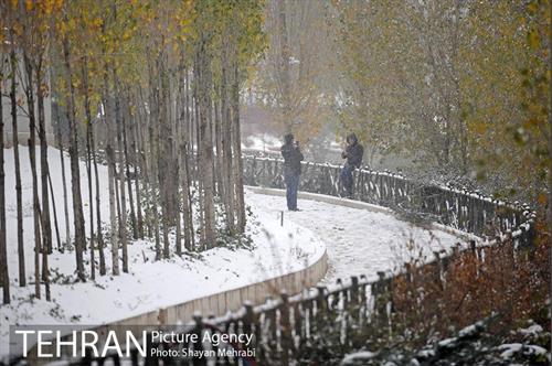 برف پاییزی در تهران 37