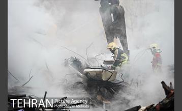 سومین روز عملیات امداد ونجات حادثه پلاسکو -3 12