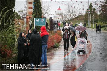 بارش باران بهاری در تهران 23