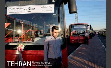 بهره برداری از ۲۴ دستگاه اتوبوس جدید در ناوگان حمل و نقل عمومی تهران 5