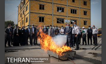 آئین رونمایی از تجهیزات جدید سازمان آتش نشانی شهرتهران  8