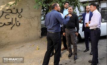 حضور مدیرعامل سازمان نوسازی شهرداری تهران در منطقه۱۷