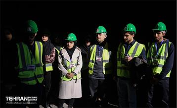 بازدید دانشجویان از پروژه ایستگاه مترو تختی 31