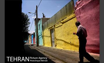 دیوار های رنگی محله هرندی 23