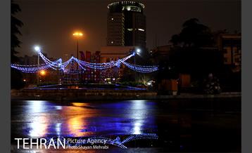 آذین بندی خیابان ولیعصر(عج) به مناسبت عید نیمه شعبان 2