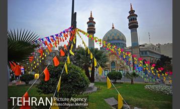 آذین بندی خیابان های تهران به مناسب ولادت حضرت محمد(ص) 6