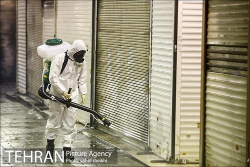 ضد عفونی و پاکسازی بازار تهران 20