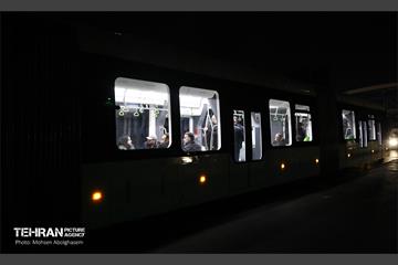 تست تراموای چرخ لاستیکی در تهران 6