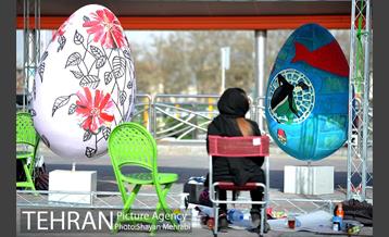 جشنواره تخم مرغ رنگی در میدان آزادی 23