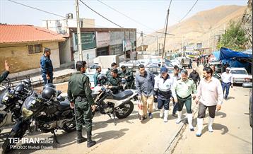 آغاز عملیات ساماندهی منطقه امامزاده داوود(ع) پس از سیلاب 1